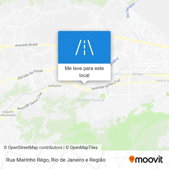 Rua Marinho Rêgo mapa