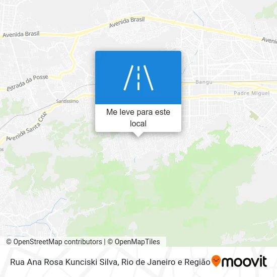 Rua Ana Rosa Kunciski Silva mapa