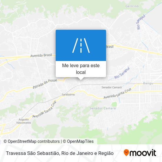Travessa São Sebastião mapa