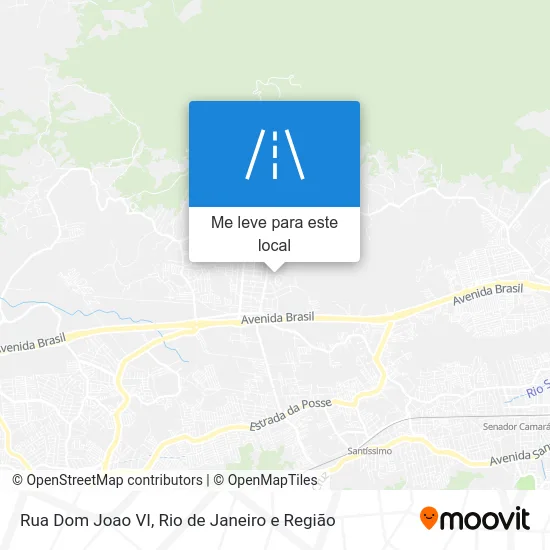 Rua Dom Joao VI mapa