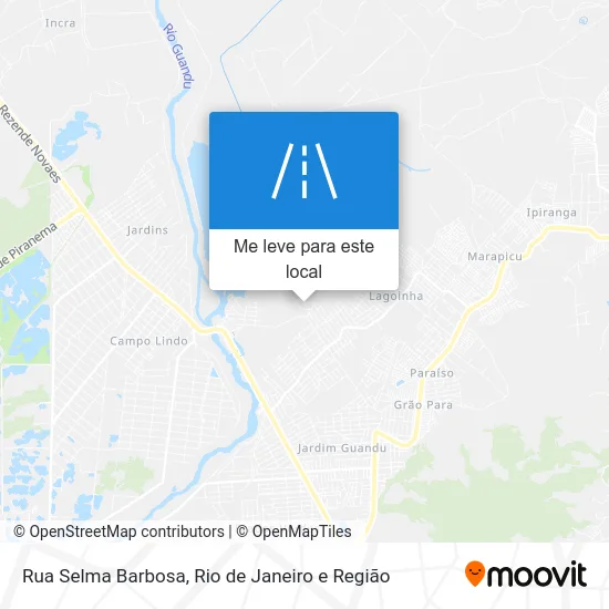 Rua Selma Barbosa mapa