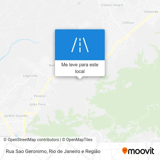 Rua Sao Geronimo mapa