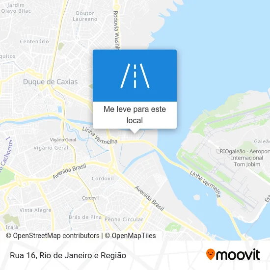 Rua 16 mapa