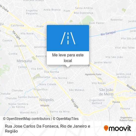 Rua Jose Carlos Da Fonseca mapa