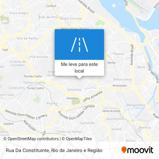 Rua Da Constituinte mapa