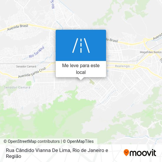 Rua Cândido Vianna De Lima mapa