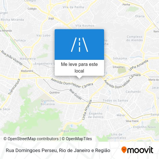 Rua Domingoes Perseu mapa