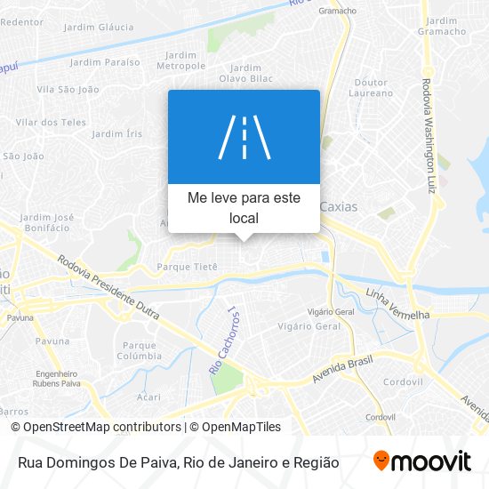 Rua Domingos De Paiva mapa