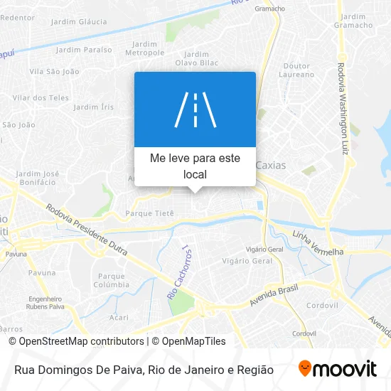 Rua Domingos De Paiva mapa