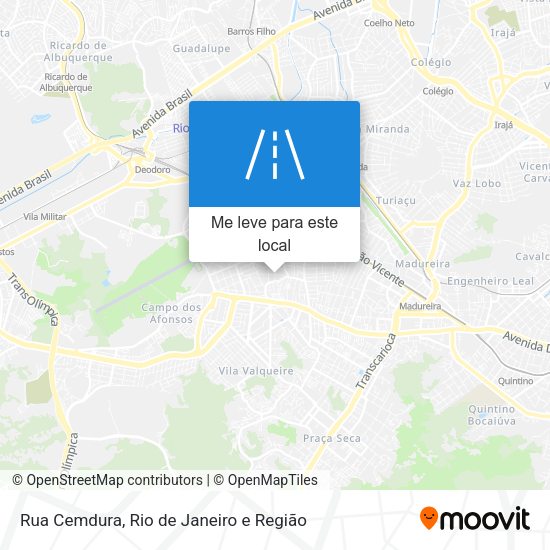 Rua Cemdura mapa