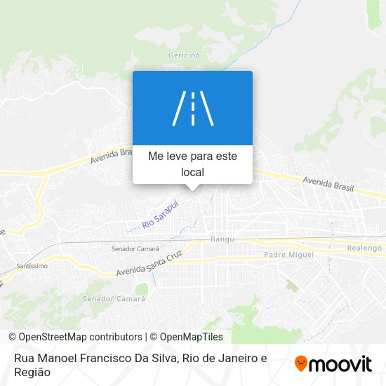 Rua Manoel Francisco Da Silva mapa