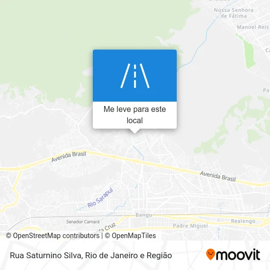 Rua Saturnino Silva mapa