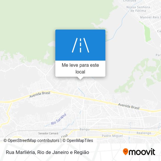 Rua Marliéria mapa