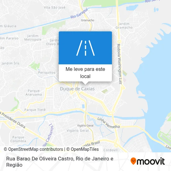 Rua Barao De Oliveira Castro mapa