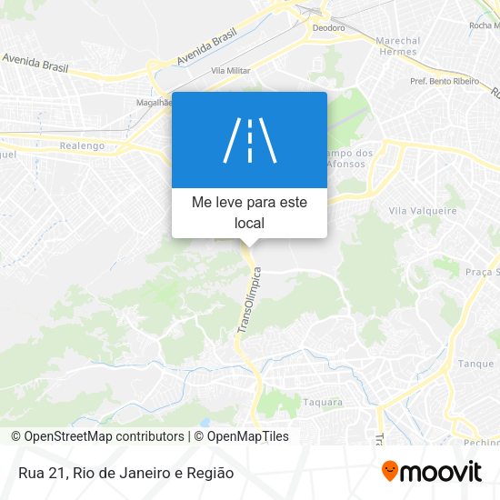 Rua 21 mapa