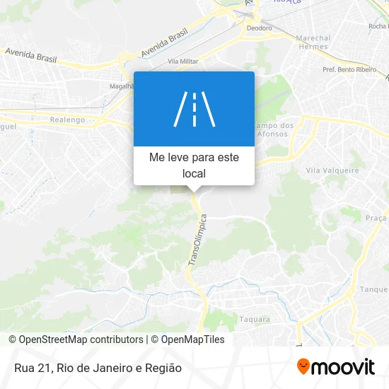 Rua 21 mapa
