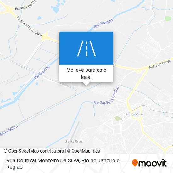 Rua Dourival Monteiro Da Silva mapa