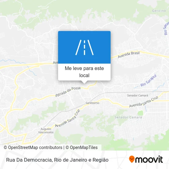 Rua Da Democracia mapa