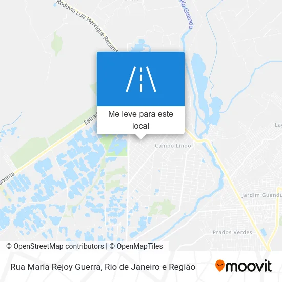 Rua Maria Rejoy Guerra mapa