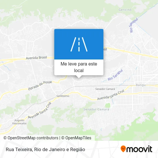 Rua Teixeira mapa