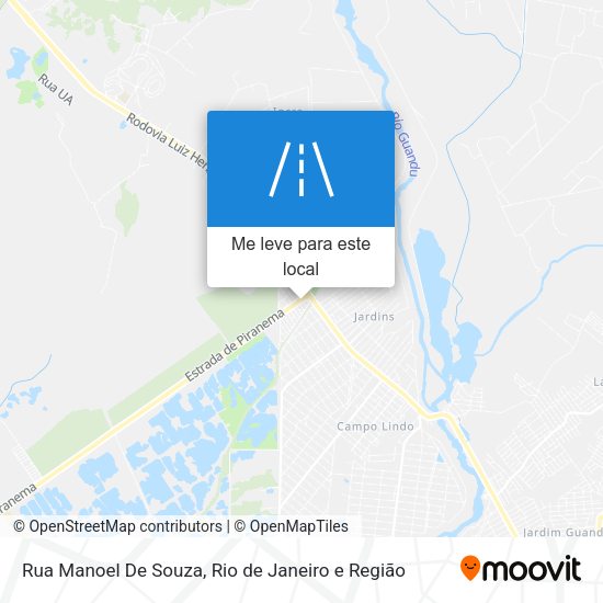 Rua Manoel De Souza mapa