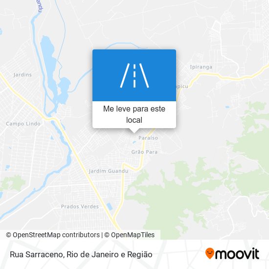 Rua Sarraceno mapa