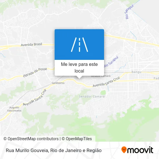 Rua Murilo Gouveia mapa