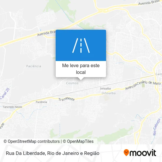 Rua Da Liberdade mapa