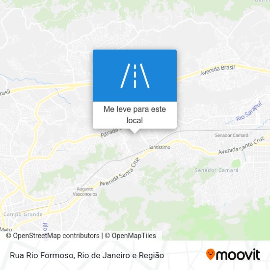 Rua Rio Formoso mapa