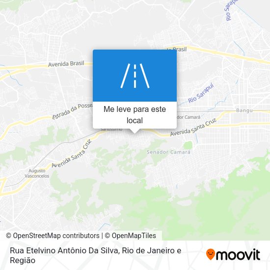 Rua Etelvino Antônio Da Silva mapa