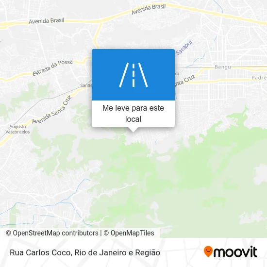 Rua Carlos Coco mapa