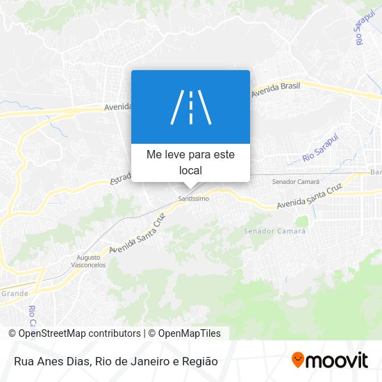 Rua Anes Dias mapa