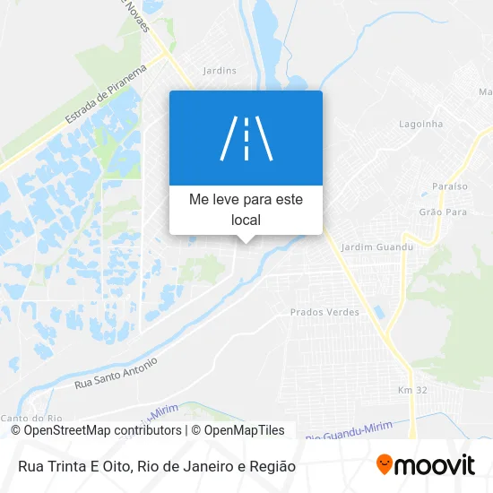Rua Trinta E Oito mapa