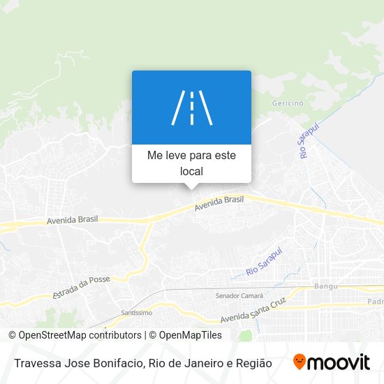 Travessa Jose Bonifacio mapa