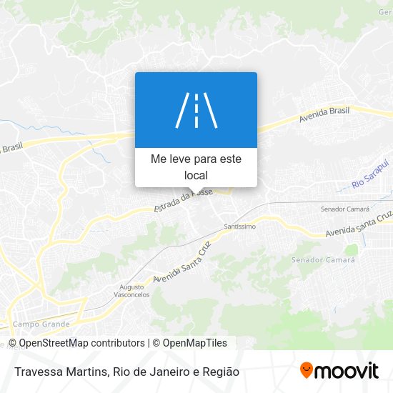 Travessa Martins mapa