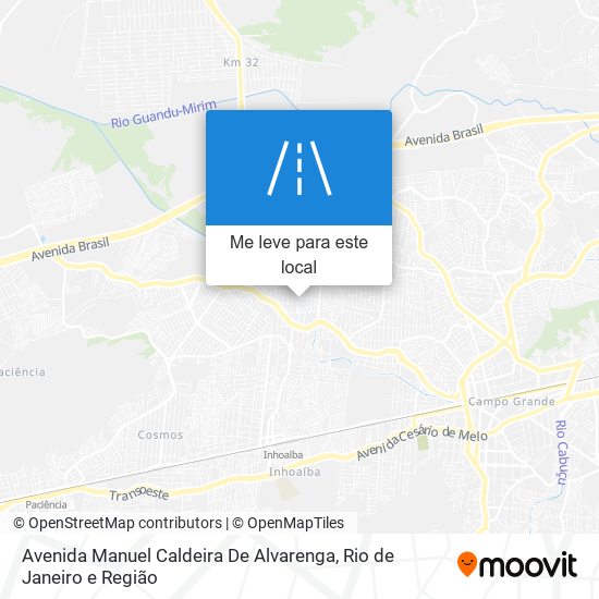 Avenida Manuel Caldeira De Alvarenga mapa