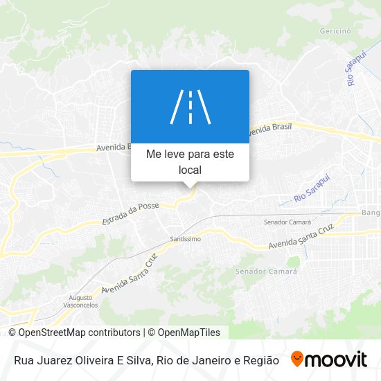 Rua Juarez Oliveira E Silva mapa