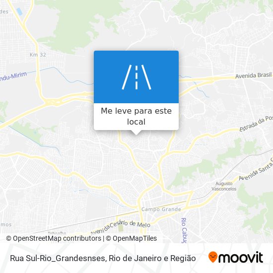 Rua Sul-Rio_Grandesnses mapa