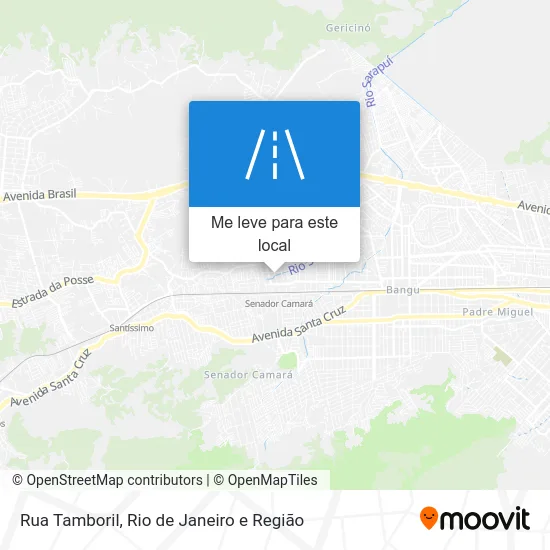 Rua Tamboril mapa
