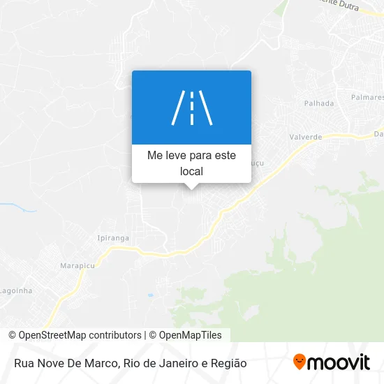 Rua Nove De Marco mapa