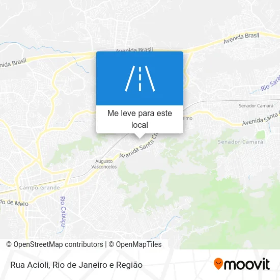 Rua Acioli mapa