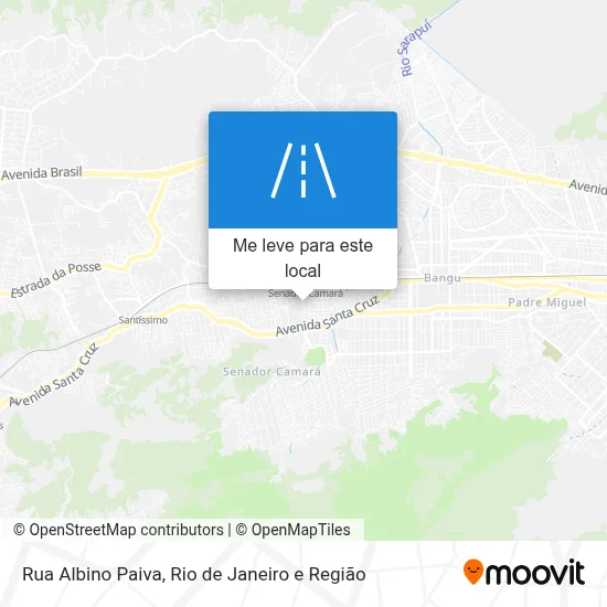 Rua Albino Paiva mapa