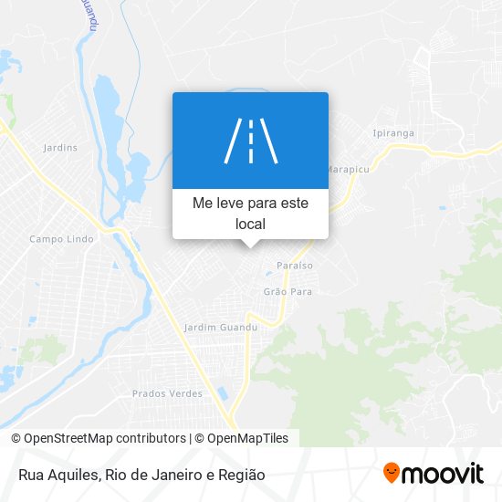 Rua Aquiles mapa