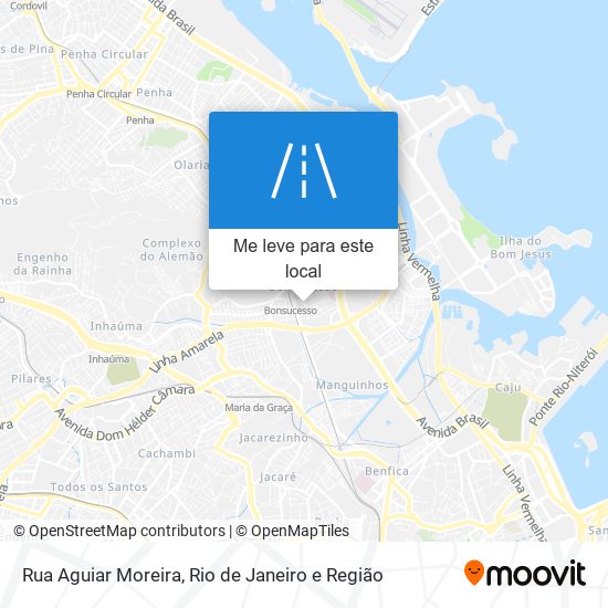 Rua Aguiar Moreira mapa