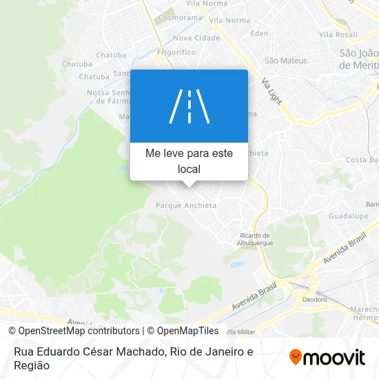 Rua Eduardo César Machado mapa