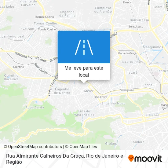 Rua Almirante Calheiros Da Graça mapa