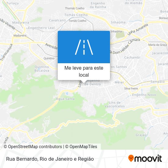 Rua Bernardo mapa