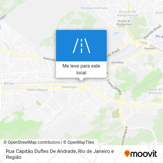 Rua Capitão Dufles De Andrade mapa