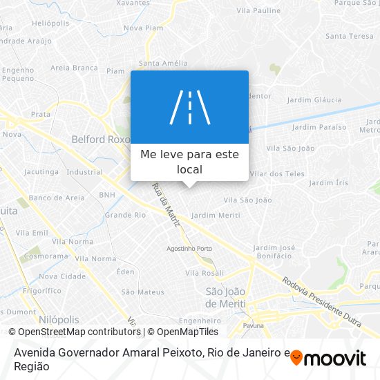 Avenida Governador Amaral Peixoto mapa