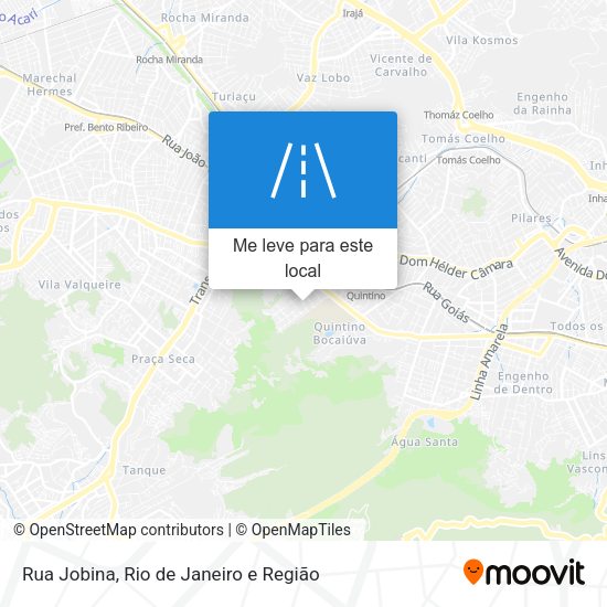 Rua Jobina mapa